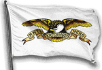 ANTI-HERO EAGLE WHITE BANNER 36" x 60"