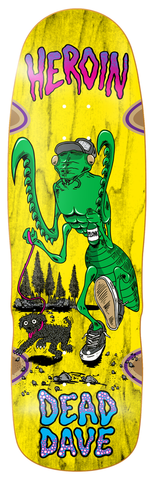 HEROIN DEAD DAVE BUG WHEEL WELLS SHAPED DECK 10.1
