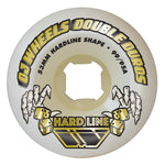 OJ WHEELS 53mm Double Duro White Hardline 99a/95a