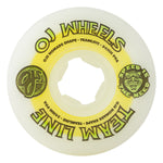 OJ WHEELS 54mm Team Line Original White Yellow/Green Hardline 99a