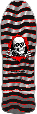 POWELL GEEGAH RIPPER SHAPED DECK SILVER FOIL 9.75 X 30.0