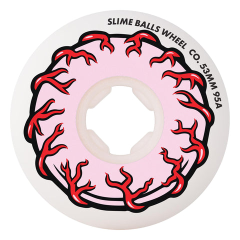 SLIME BALLS 53mm Pink Eyes Vomit Mini White 95a