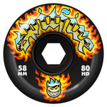 SPITFIRE 80HD CHROME VENOM BLACK CONICAL FULL 58MM 80D (Set of 4)