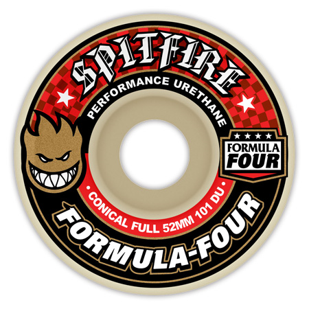 SPITFIRE FORMULA FOUR CONICAL FULL 53MM 101D (Set of 4)