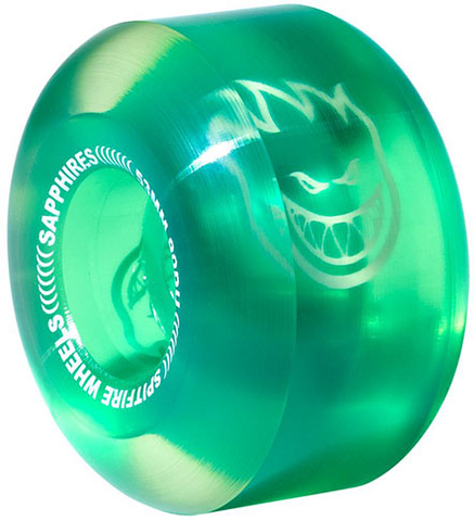 SPITFIRE SAPPHIRES CLEAR GREEN 53MM 90D (Set of 4)