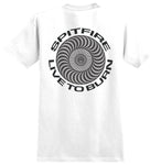 SPITFIRE LIVE TO BURN CLASSIC WHITE TSHIRT