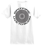 SPITFIRE LIVE TO BURN CLASSIC WHITE TSHIRT