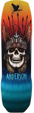 Powell Peralta Andy Anderson Heron Skull FLIGHT Skateboard Deck - 9.13" x 32.8"