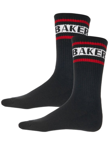 BAKER WHITE STRIPE NAVY SOCKS