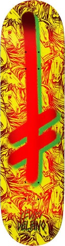 DEATHWISH DELFINO GANG LOGO "HORSES" 8.25"