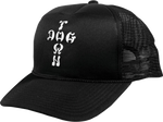 DOGTOWN CROSS LETTERS FLIP MESH SNAPBACK TRUCKER HAT