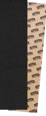 Pepper - Single Sheet 9.5x33.5 Logo Blk/wht Grip - Skateboard Grip Tape