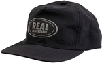 Real Oval Snapback BLACK