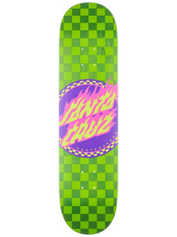 Santa Cruz Flame Dot Deck 8.0