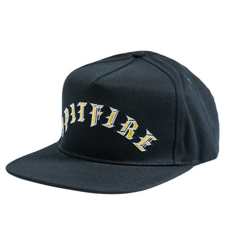 Spitfire Arch Snapback - BLK/GLD