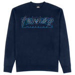 Thrasher Gato Crewneck - NAVY