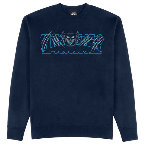 Thrasher Gato Crewneck - NAVY