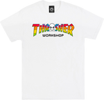 THRASHER X ALIEN WORKSHOP TSHIRT - WHITE
