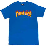 Thrasher Flame Logo Blue