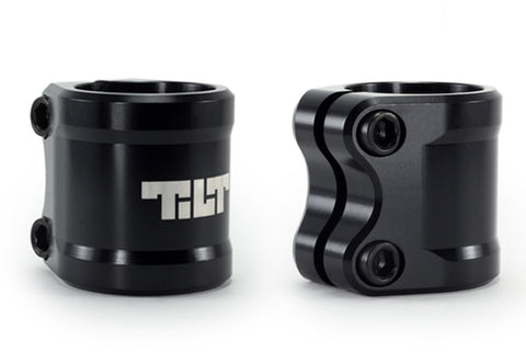 TILT ARC DOUBLE CLAMP -OVERSIZED- BLACK