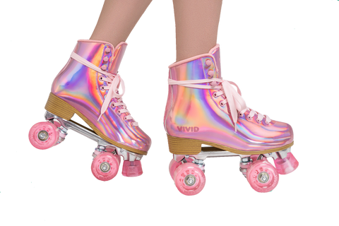 Vivid Prisma Roller Skates - Pink